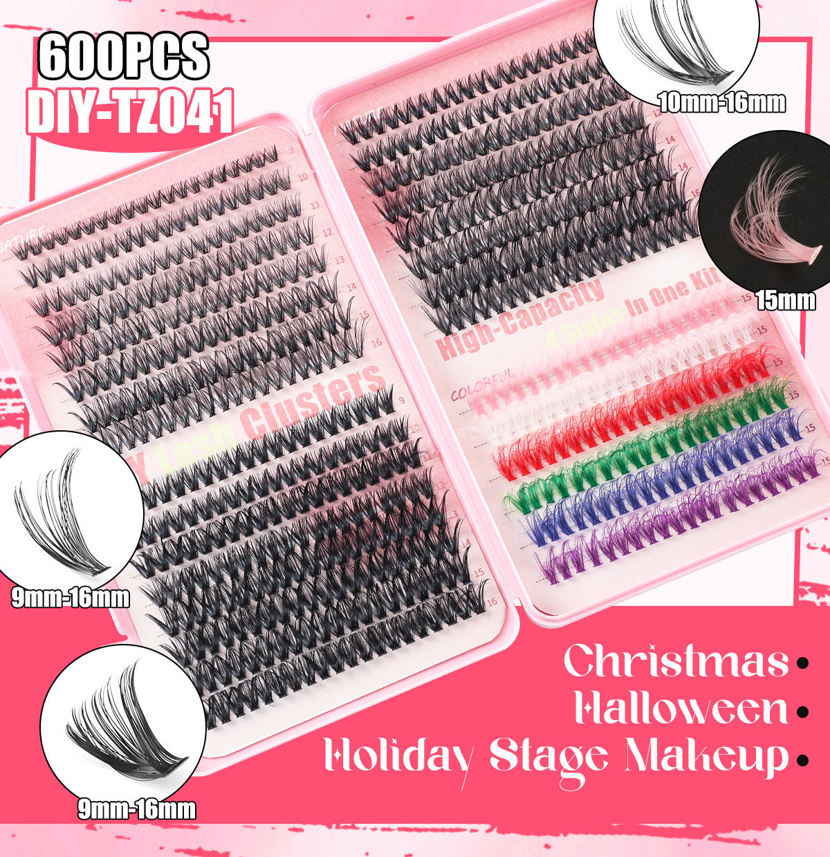 Kit Faux Cils DIY 640 Touffes