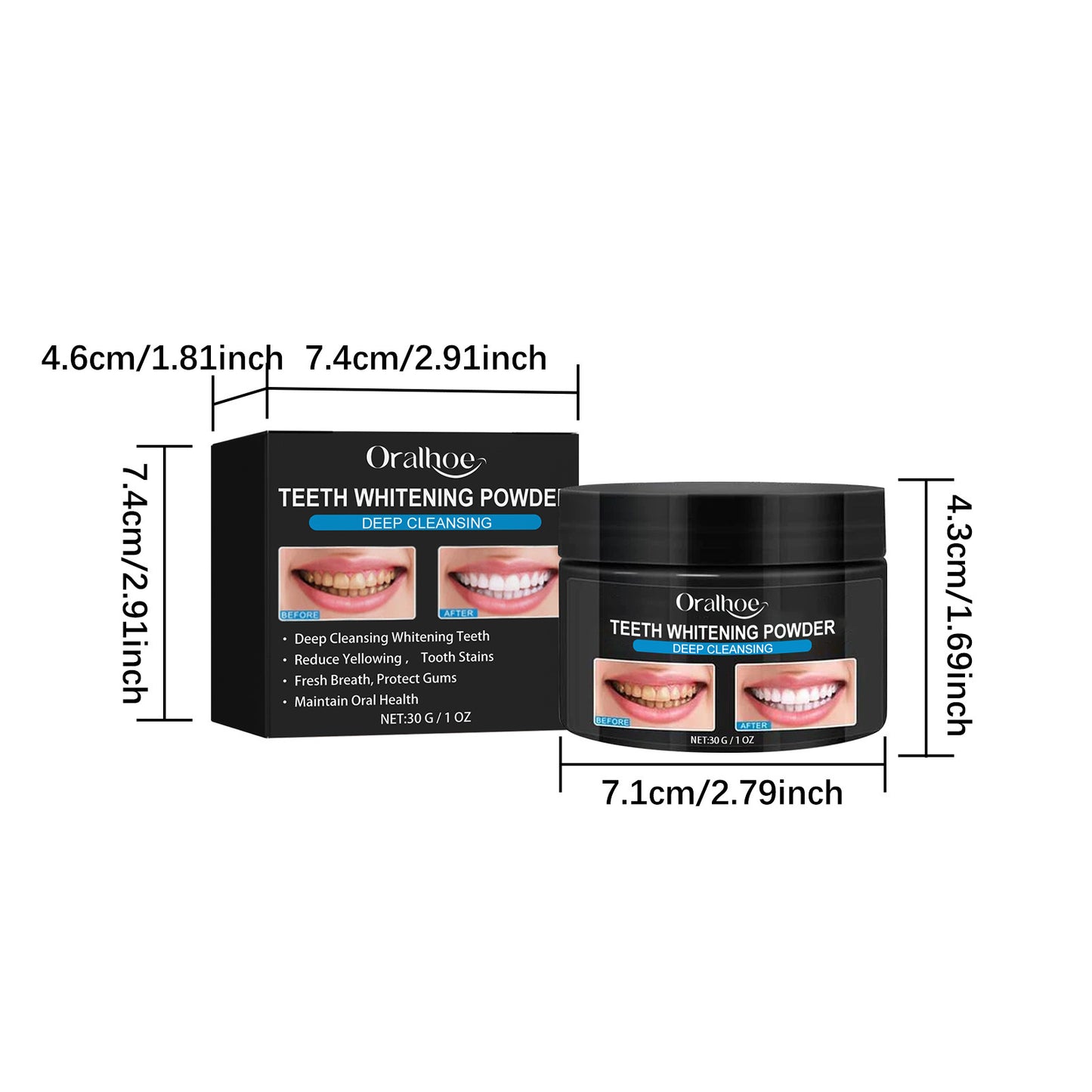 Reveal a Brighter, Whiter Smile with Premium Teeth Whitening Powder