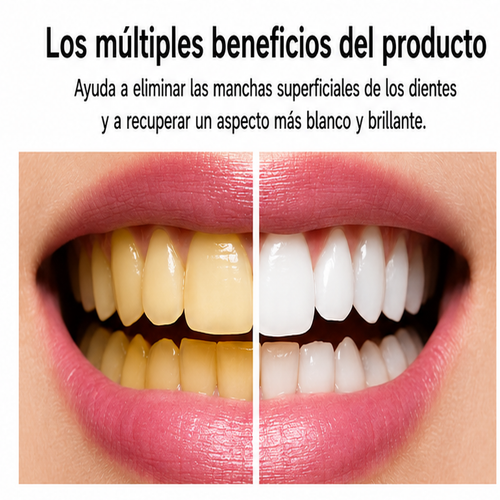 Polvo Blanqueador Dental Premium – Una Sonrisa Radiante Desde Casa