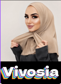 Hijab Modèle Respirant avec Bouton - Confort et Élégance Assurés